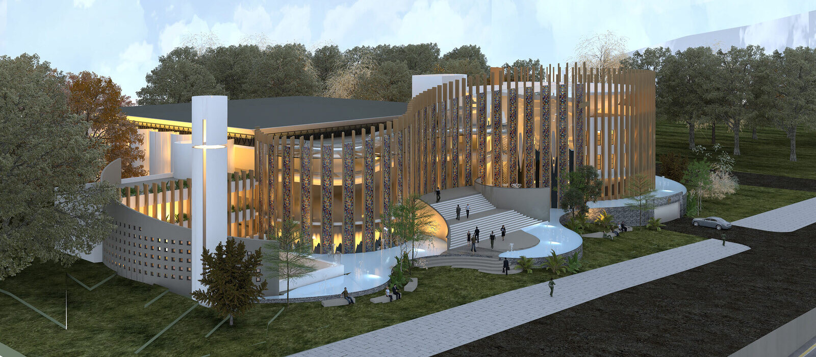 Design of the school campus